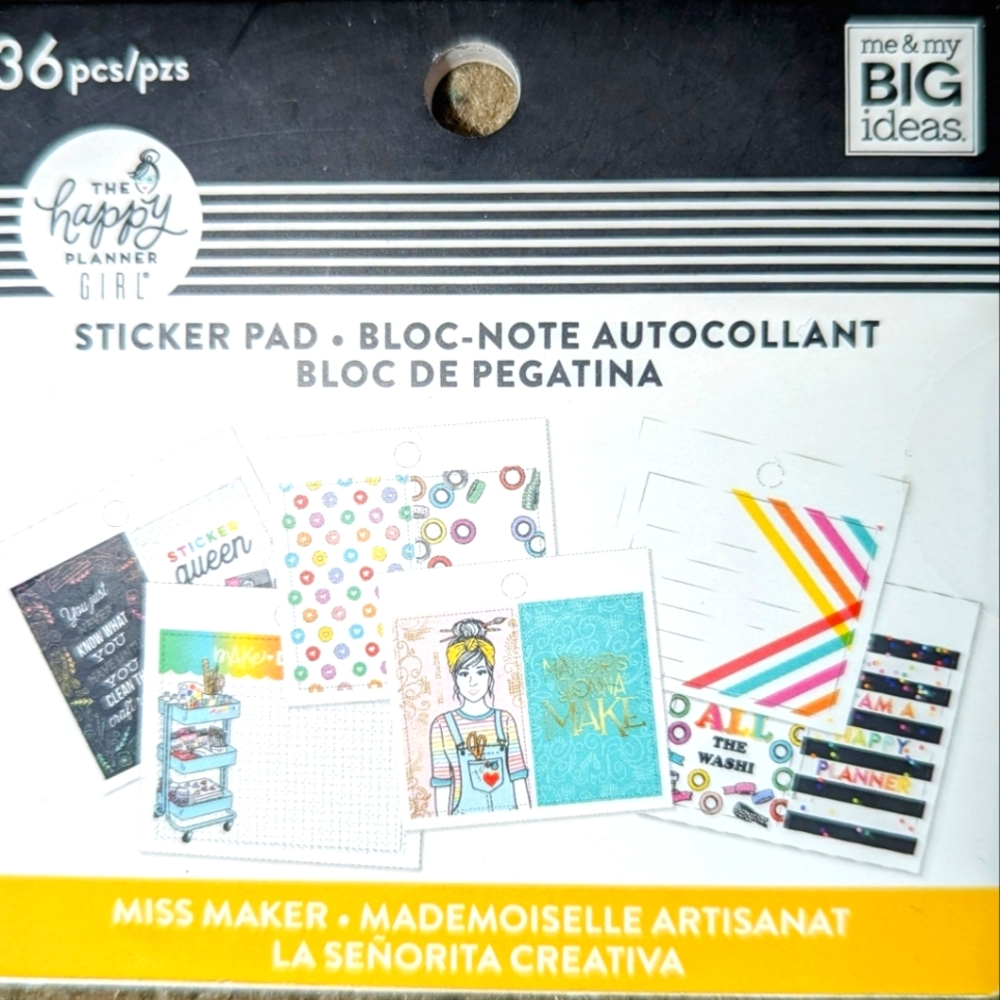 The Happy Planner OG Miss Maker Mini Sticker Pad
